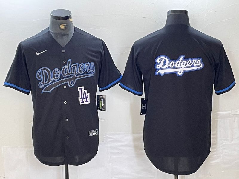 Men 2025 Los Angeles Dodgers Blank Black Shadows Nike MLB Jersey style 6238->los angeles dodgers->MLB Jersey